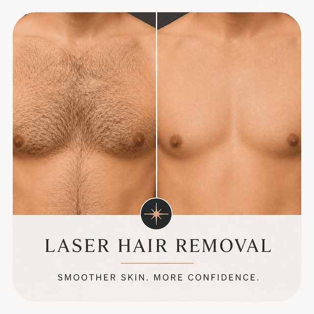 Chest laser 8-session package at SLS Laser Medspa in Ontario, CA